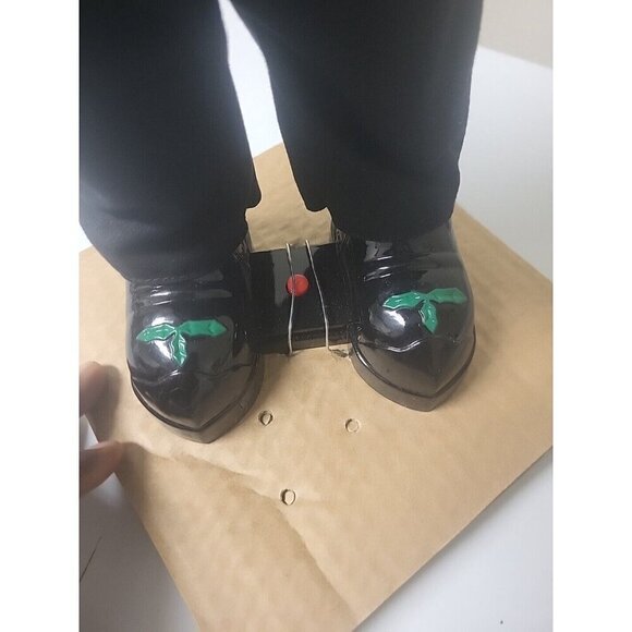 Vintage Holiday Time Dancing Animated Cowboy Santa Wish You Merry Christ… - Picture 15 of 16